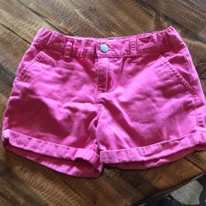Girls pink shorts